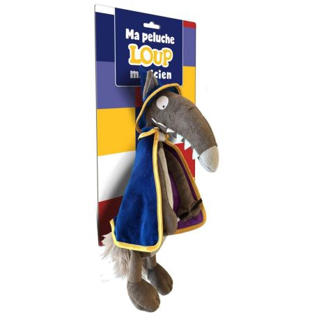 MA PELUCHE LOUP MAGICIEN