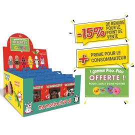 DISPLAY 12 MONTRES SLAP 3D ANIMAUX AVEC PRIME 1 POUR 1