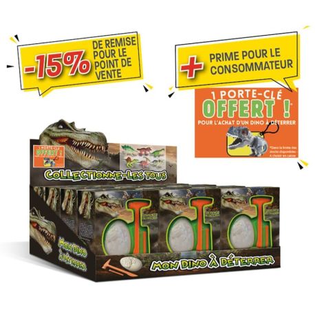 DISPLAY 12 DINOS A DETERRER AVEC PRIME 1 POUR 1