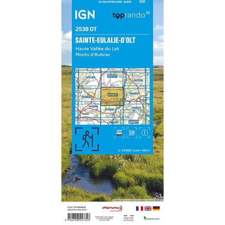 2538OT STE EULALIE D'OLT, HTE VALLEE DU LOT, MONTS D'AUBRAC