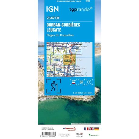2547OT DURBAN - CORBIERE - LEUCATE PLAGES DU ROUSSILLON / RECTO