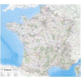 POSTER FRANCE PLASTIFIE 100 CM X 110 CM