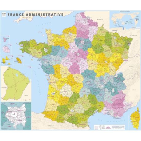 FRANCE ADMINISTRATIVE PLASTIFIEE NOUVELLES REGIONS