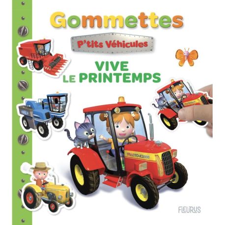 VIVE LE PRINTEMPS ! GOMMETTES P'TIT VEHICULE