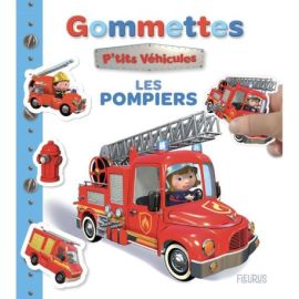 LES POMPIERS GOMMETTES P'TIT VEHICULE