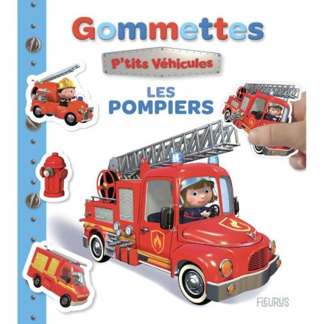 LES POMPIERS GOMMETTES P'TIT VEHICULE