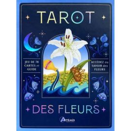 COFFRET TAROT DES FLEURS - 78 CARTES + 1 LIVRET DE 80 PAGES