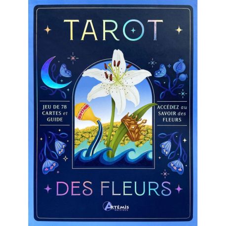 COFFRET TAROT DES FLEURS - 78 CARTES + 1 LIVRET DE 80 PAGES