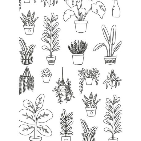 JUNGLE INTERIEURE - 20 POSTERS A COLORIER