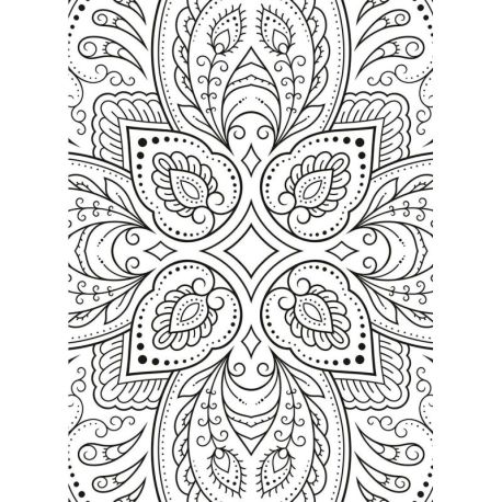 MERVEILLEUX MOTIFS - 20 POSTERS A COLORIER