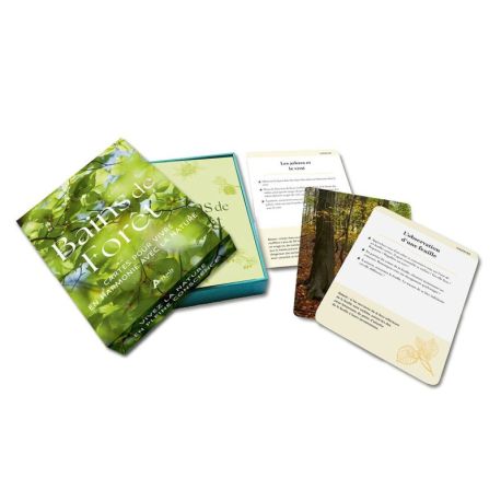 COFFRET BAINS DE FORET - 50 CARTES + 1 LIVRET DE 64 PAGES
