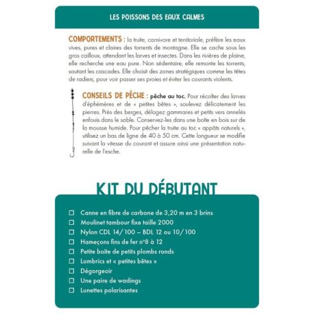 COFFRET PÊCHE EN EAU DOUCE - 36 CARTES + 1 POSTER