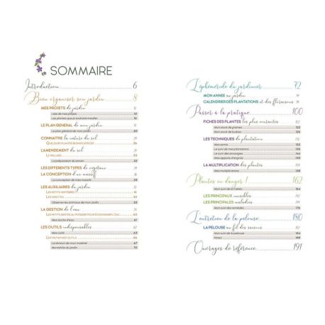 JOURNAL DE MON JARDIN