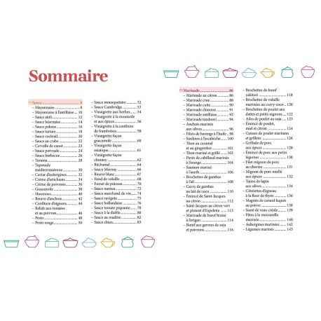 SAUCES & MARINADES - 80 RECETTES FACILES ET INCONTOURNABLES