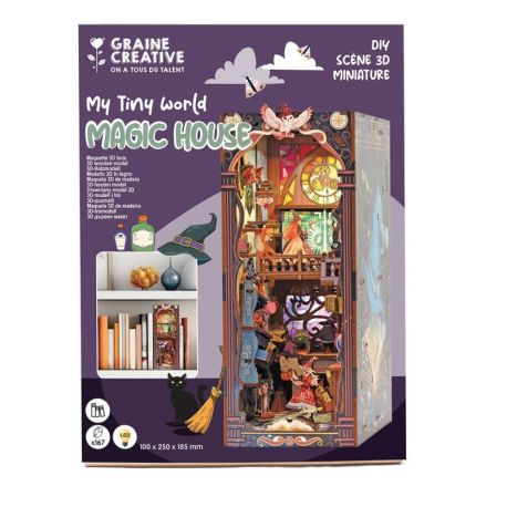 MAQUETTE 3D BOIS MAGIC HOUSE
