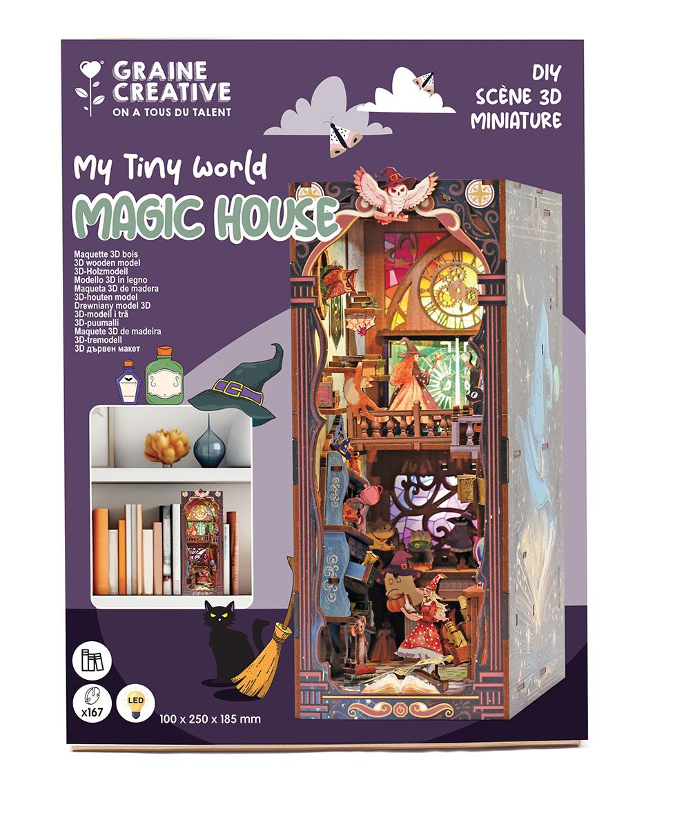 Mini Maquette 3D Méduse En Bois – Carte Cadeau à Monter – 15x11 Cm – Pirouette Cacahouète – Allemagne