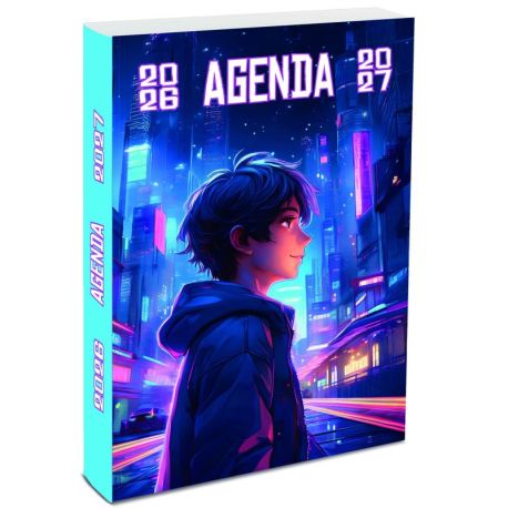 DISPLAY 20 AGENDAS SCOLAIRES 2026-2027 (4 MODELES / 5 EX)