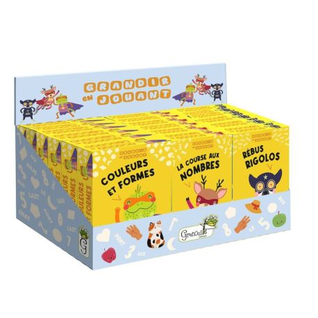 DISPLAY PLEIN 18EX - JEUX DE CARTES GRANDIR EN JOUANT
