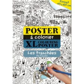 LES TRANCHEES POSTER COLORIAGE