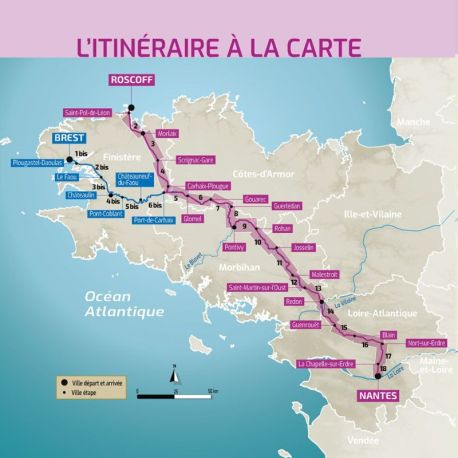 LA BRETAGNE A VELO -  CANAL DE NANTES A BREST