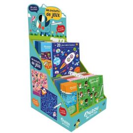 PLV DE TABLE PLEINE - MA POCHETTE DE JEUX - 24 VOL