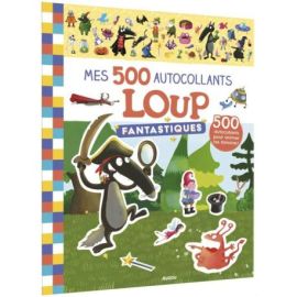 FANTASTIQUE LOUP MES 500 AUTOCOLLANTS