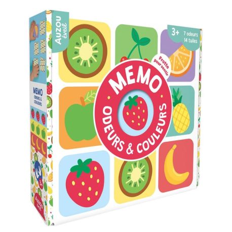 MEMO - ODEURS ET COULEURS 14 TUILES A SENTIR
