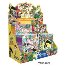 PLV PLEINE DE TABLE - MON ALBUM CHERCHE ET TROUVE - 30VOL