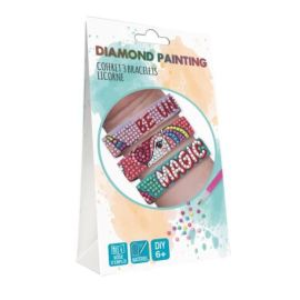 COFFRET 3 BRACELETS LICORNE DIAMOND PAINTING