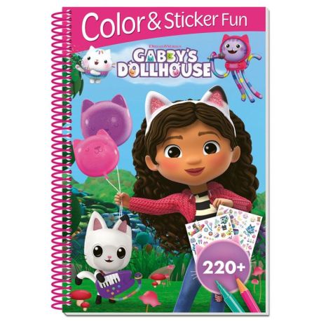 GABBY'S DOLLHOUSE - 3D LENTICULAR COLOR AND STICKER FUN
