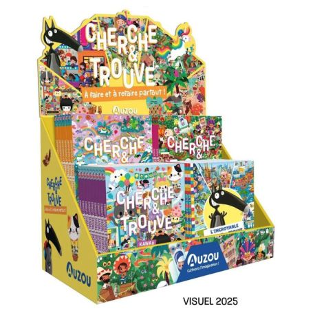 PLV PLEINE DE TABLE - MON ALBUM CHERCHE ET TROUVE - 30VOL