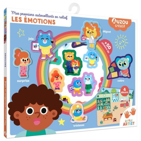 LES EMOTIONS MES PREMIERS AUTOCOLLANTS EN RELIEF