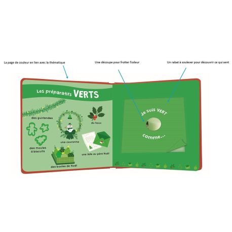 JOYEUX NOEL - MON LIVRE DES ODEURS ET DES COULEURS