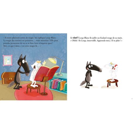 LE LOUP QUI VOULAIT ETRE UN SUPER- MAGICIEN