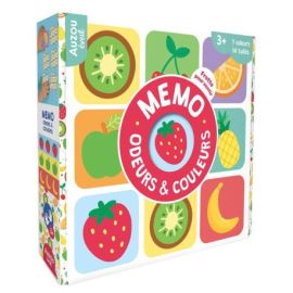 MEMO - ODEURS ET COULEURS - 7 ODEURS - 14 TUILES A SENTIR