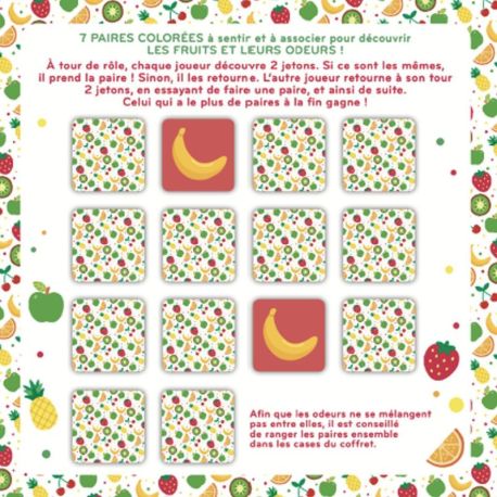MEMO - ODEURS ET COULEURS 14 TUILES A SENTIR