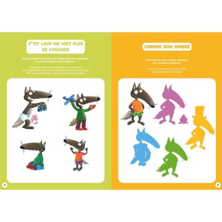 MON CAHIER D'ACTIVITES P'TIT LOUP JE VAIS SUR LE POT