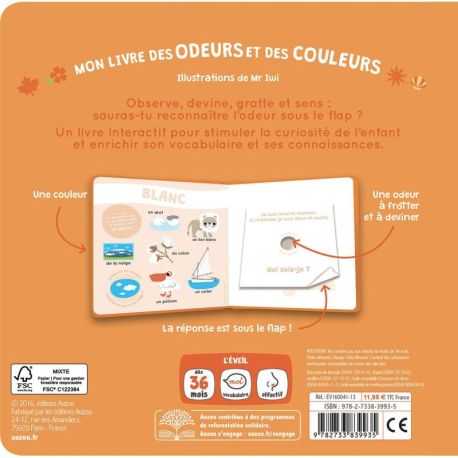 LE MONDE - MON LIVRE DES ODEURS ET DES COULEURS