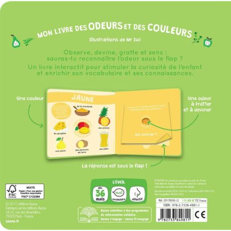 LE MARCHE - MON LIVRE DES ODEURS ET DES COULEURS