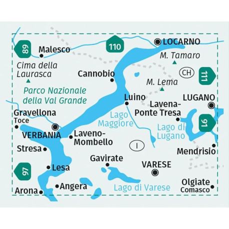 90 LAGO MAGGIORE - LAGO DI VARESE