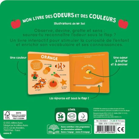 FRUITS EN FOLIE - MON LIVRE DES ODEURS ET DES COULEURS
