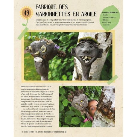 LÉCOLE EN FORÊT - 100 ACTIVITÉS PÉDAGOGIQUES ET LUDIQUES EN PLEIN AIR