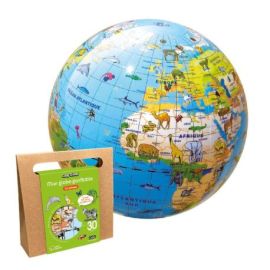 LES ANIMAUX- MON GLOBE GONFLABLE 30 CM