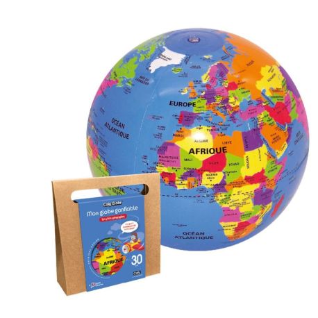 LES P'TITS GEOGRAPHES-MON GLOBE GONFLABLE 30 CM