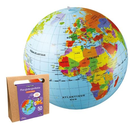 LE MONDE - MON GLOBE GONFLABLE 50 CM