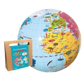 GLOBE MAXI 42 CM - MERVEILLES DU MONDE