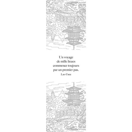 ELOGE DU VOYAGE MARQUE-PAGES A COLORIER