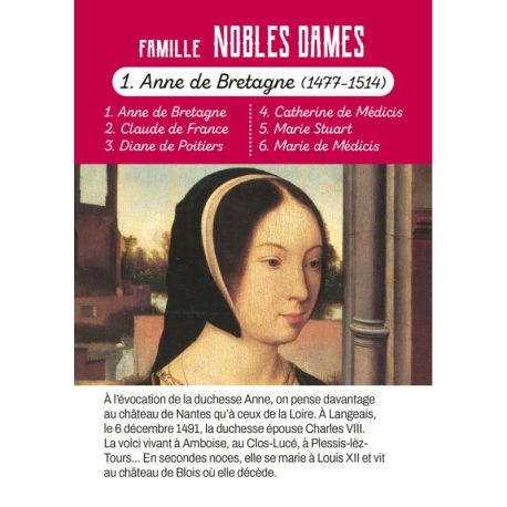 JEU DES 7 FAMILLES CHATEAUX DE LA LOIRE