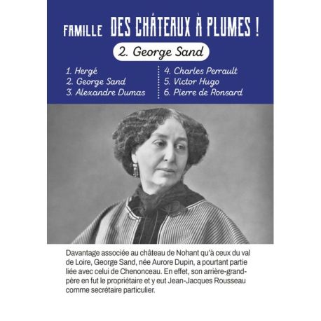 JEU DES 7 FAMILLES CHATEAUX DE LA LOIRE