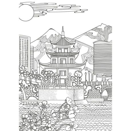 VILLES ICONIQUES COLORIAGES